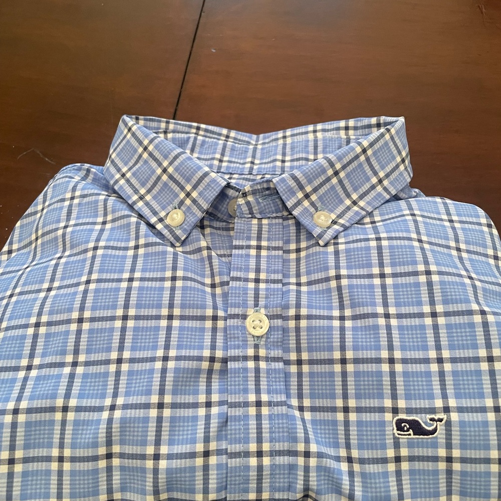 Vineyard Vines Performance Button Down Shirt Boys Size M